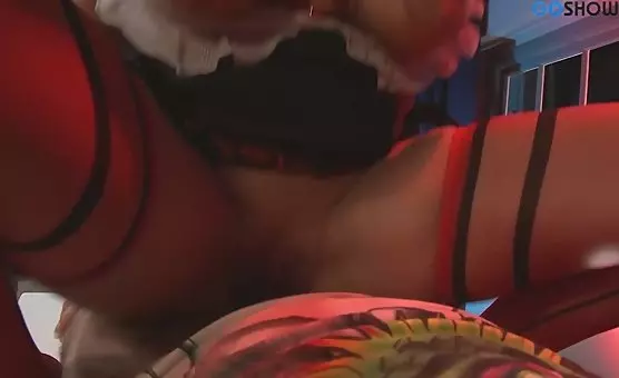 Two Sluts Ride Two Cocks